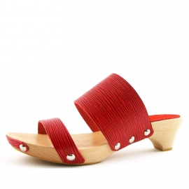 Clogs Nynke Red