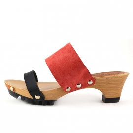 Clogs Welmoed Black Coral