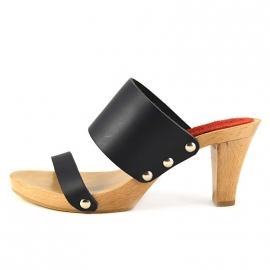 Clogs Doutsen Schwarz