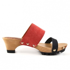 Clogs Welmoed Black Coral