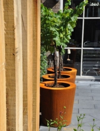 Cortenstaal plantenbak 'Cónico' Ø30 x H30 cm