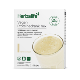 Proteïnedrank Mix Vegan vanille 7 zakjes - elk 28 g