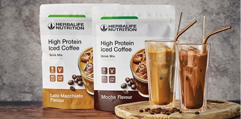 High Proteine Iced Coffee met 15 gram proteine, 80 mg cafeine en maar 80 kcal. 14 porties