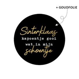 Stickers - Sint - Sinterklaas kapoentje ..... - per 10 stuks