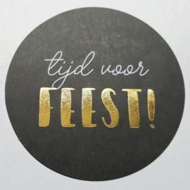 Stickers - Tijd voor feest! - per 5 stuks