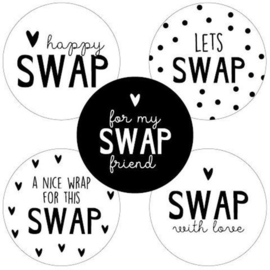 Stickers - SWAP - assorti - per 10 stuks