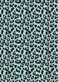 Kadozakje - Leopard - mint - per 5 stuks (12x19cm)