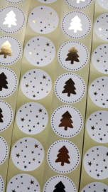 Stickers - Kerst - Stars - per 10 stuks