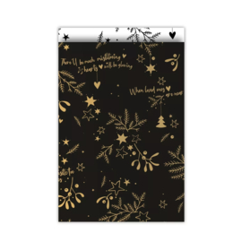 Set - Kerst - Happiest Season - black & gold - 56-delig