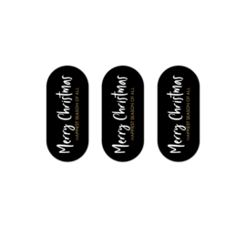 Set - Kerst - Happiest Season - black & gold - 56-delig
