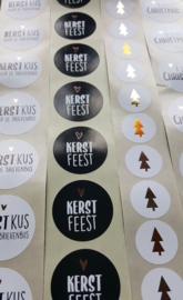 Stickers - Kerst - Kerstfeest - per 10 stuks