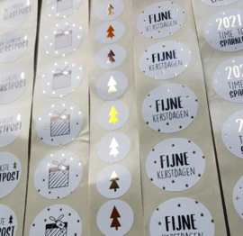 Stickers - Kerst - De leukste Kerstpost - per 10 stuks