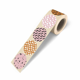 Stickers - Natural Senses - assorti - warm - per 10 stuks