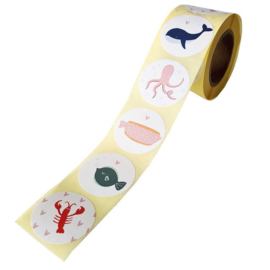 Stickers - Ocean Life - assorti - per 10 stuks