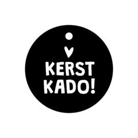Label - Kerst - Kerst Kado! - rond