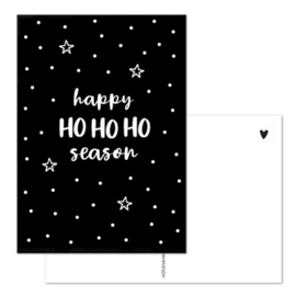 Kaart - Kerst - Happy HO HO HO season