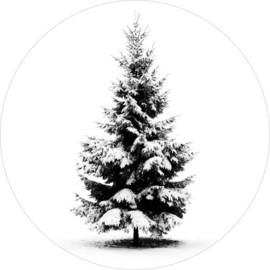 Stickers - Kerstboom - XL - per 5 stuks