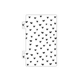 Agenda - Pick & Plan - Klikbaar tabblad - dots of hearts