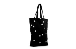Tas - Shopper black, white dots