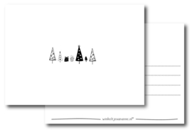 Kaart - Kerst - Boompjes