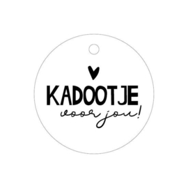 Label - Kadootje voor jou! - rond