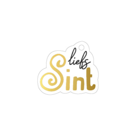 Label - Sint - liefs Sint - figuur
