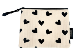 Etui - opbergtasje - toilettasje - Hartjes