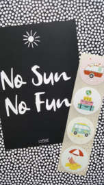 Stickers - Summer Holiday - assorti - per 10 stuks