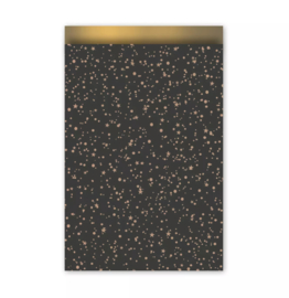 Kadozakje - Twinkling Stars - zwart - per 5 stuks (17x25cm)