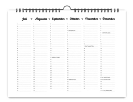 Planner - Familie - A4 - 2025