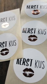Stickers - Kerst - Kerstkus - per 10 stuks