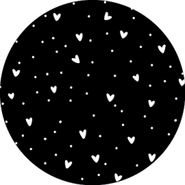 Stickers - Hearts & Dots - per 10 stuks