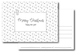 Kaart - Kerst - Merry Christmas happy new year