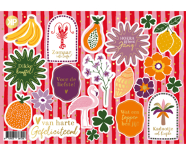 Stickervel - Bohemian Summer - 21 stickers
