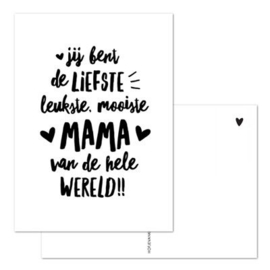 Kaart - Liefste mama