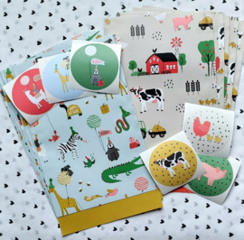 Stickers - Party Animals - per 6 stuks