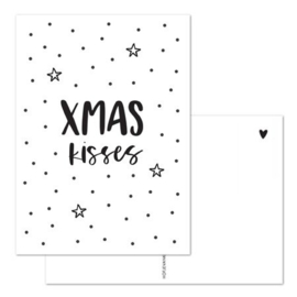 Kaart - Kerst - XMAS kisses