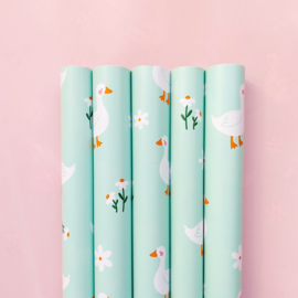 Stickers - ovaal - Hallo lieve baby! - assorti - per 10 stuks