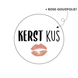 Stickers - Kerst - Kerstkus - per 10 stuks