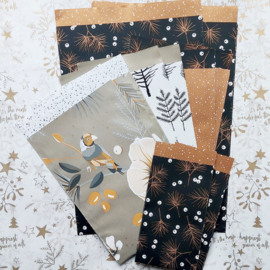 Set - Kerst - Vintage & Berries - zakjes - 10-delig