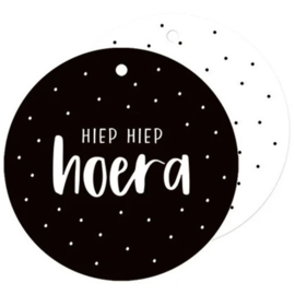 Label - Hiep Hiep Hoera - rond