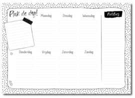 Planner - Weekplanner - Pluk de dag! - A4