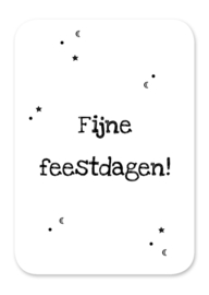 Kaart - Kerst - Fijne feestdagen!