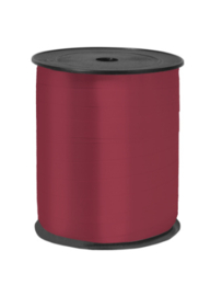 Lint - krullint - (Kerst) rood - bordeaux - 10mm - 3m