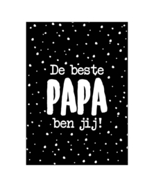 Kaart - de beste PAPA ben jij!