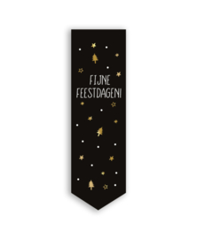 Stickers - Kerst - Fijne feestdagen! - per 10 stuks