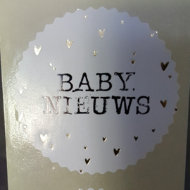 Stickers - baby nieuws - per 10 stuks