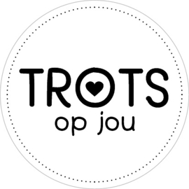 Stickers - TROTS op jou - per 10 stuks