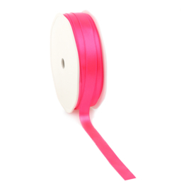 Lint - satijnlint - neon pink - 9mm - 3m