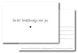 Kaart - Kerst - Een lief Kerstkaartje voor jou